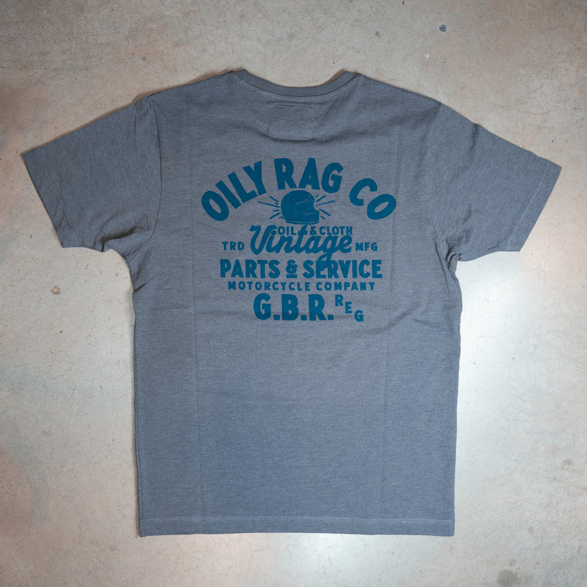 G.B.R. Vintage Tee - Grey - Black Label Collection