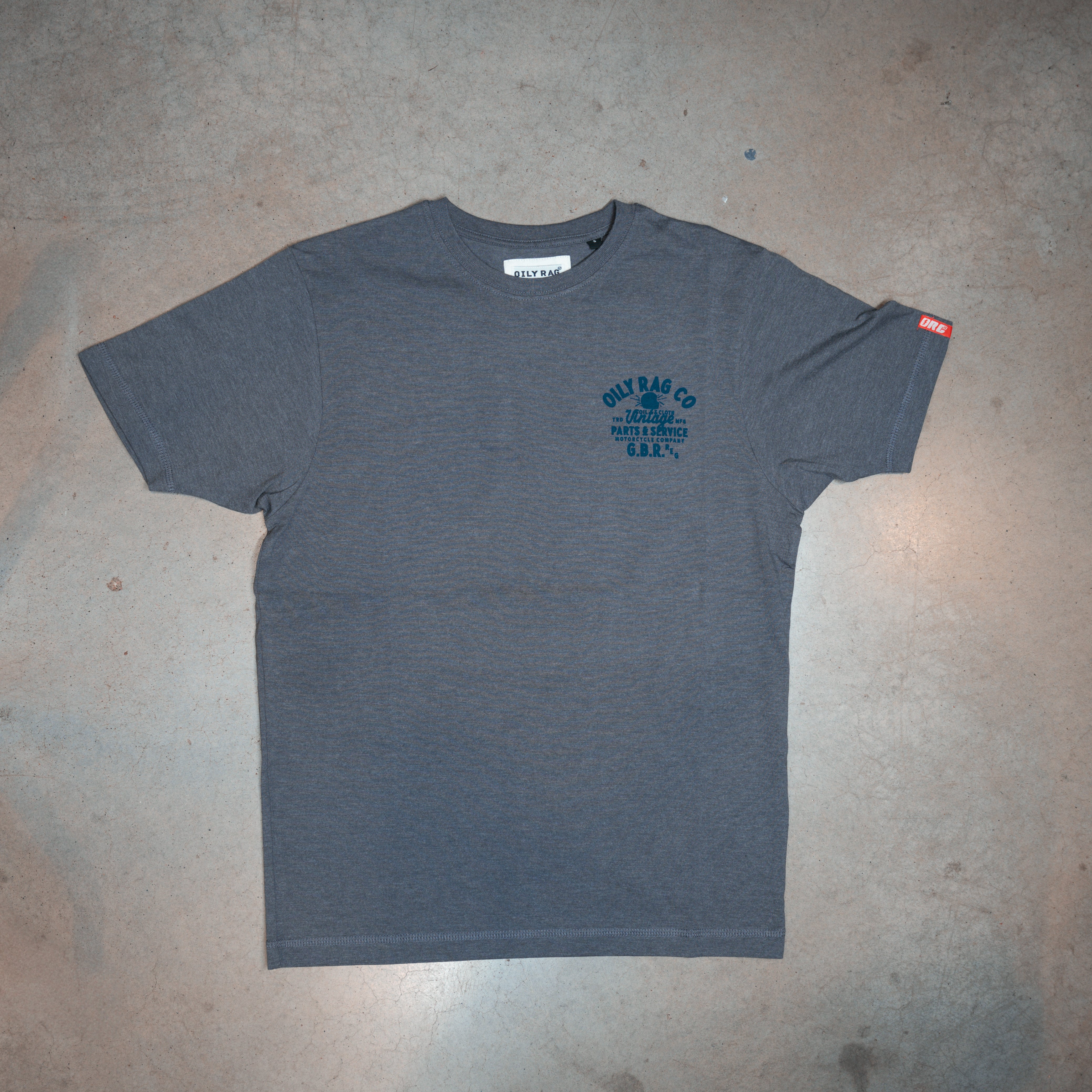 G.B.R. Vintage Tee - Grey - Black Label Collection