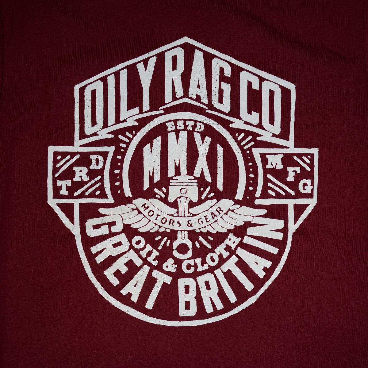 Motor Crest - Burgundy - Black Label Collection