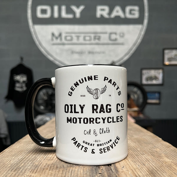 Oily Rag Co Parts n Service Mug + Free coaster