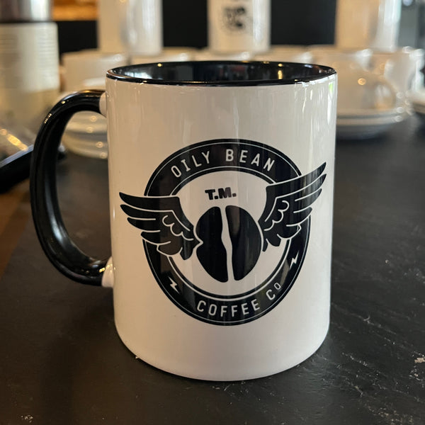 Oily Bean Coffee Co Mug + Free coaster