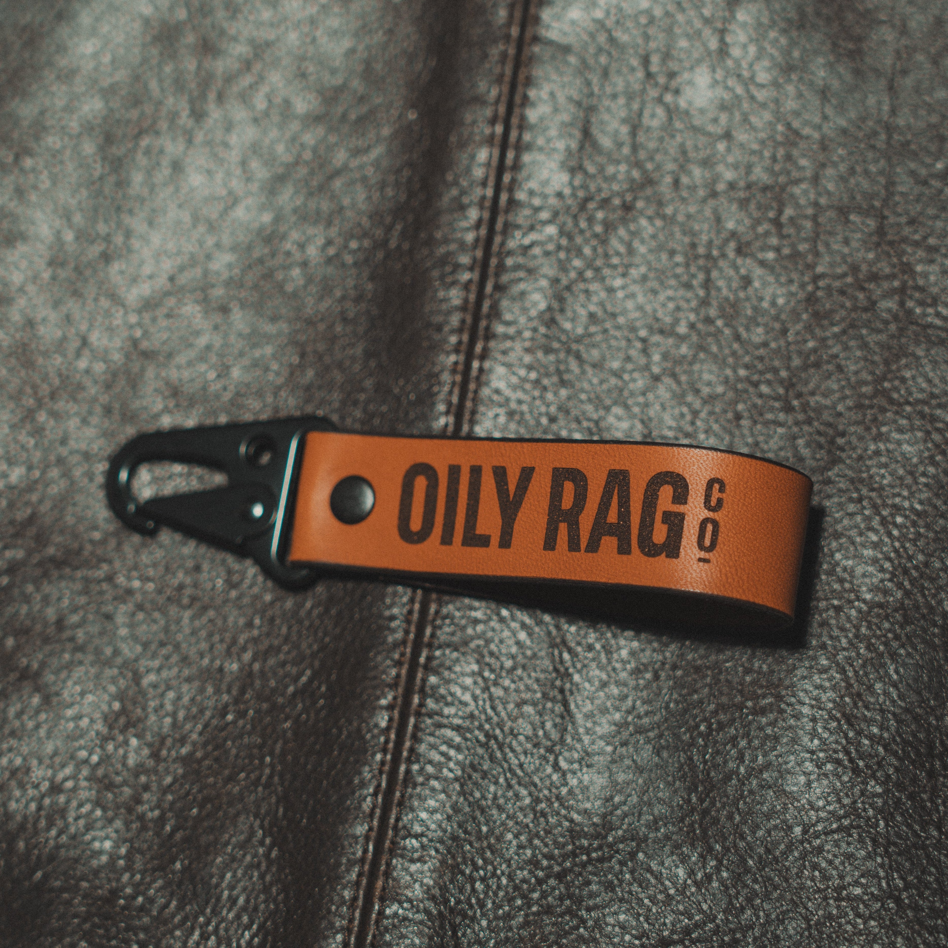 Oily Rag Eagle Claw Leather Key Fob