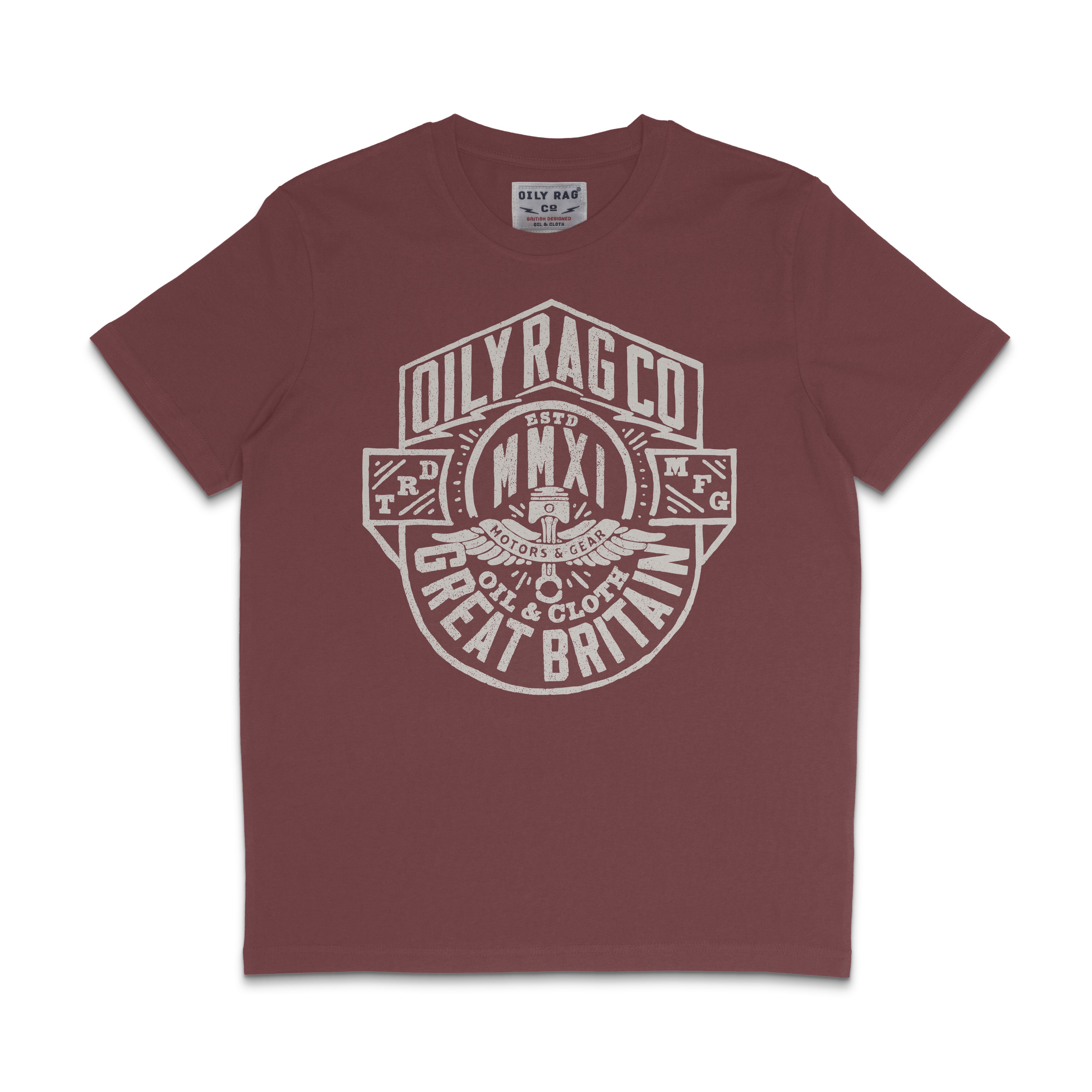 Motor Crest - Burgundy - Black Label Collection