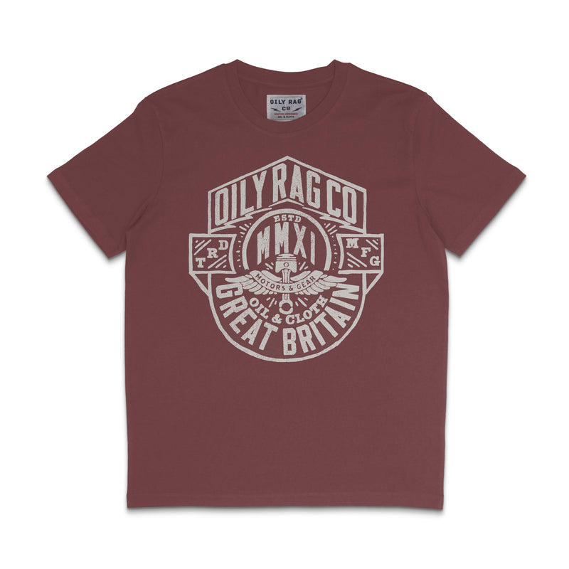 Motor Crest - Burgundy - Black Label Collection