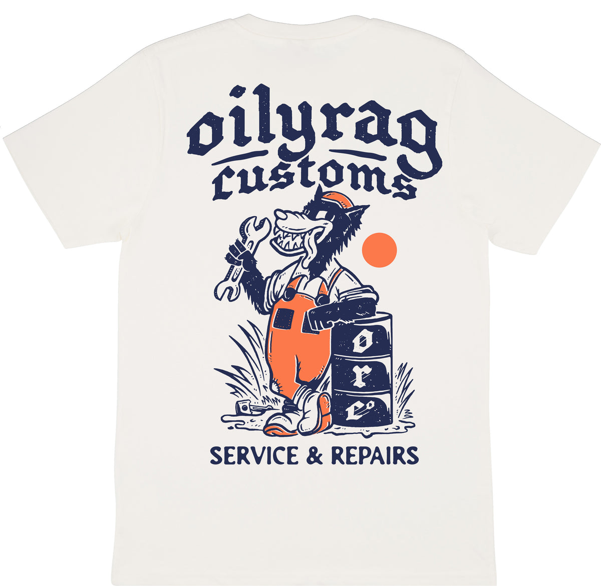 Wolf Customs T-shirt | Oily Rag Co