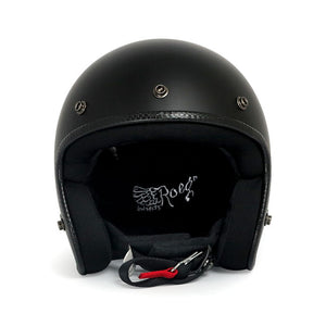 matt black motorbike helmet