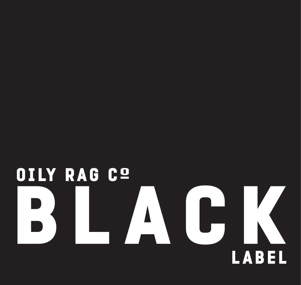 Oily Rag Motorcycles T-Shirt - Graphite - Black Label Collection | Oily ...