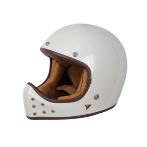 ByCity The Rock Full Face Helmet - White Bone R22.06 - Salt Flats Clothing