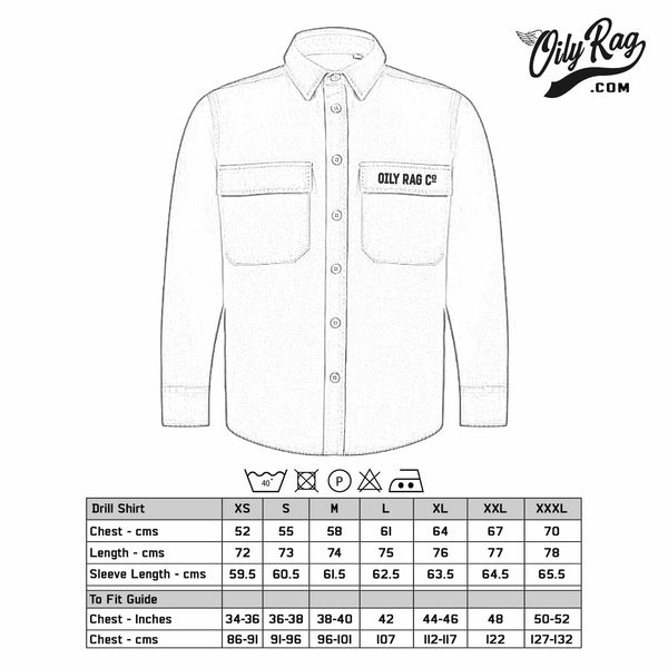 Oily Rag Co Parts & Service Drill Shirt - Khaki