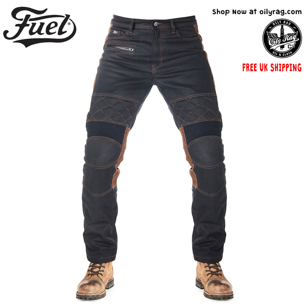 Fuel Sergeant road safety motorcycle motorbike biker black rider trousers bike clothing jeans  