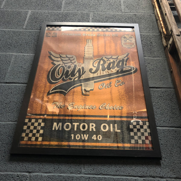 Oily Rag Oil Co Poster Print-Size A1 841mm x 594mm