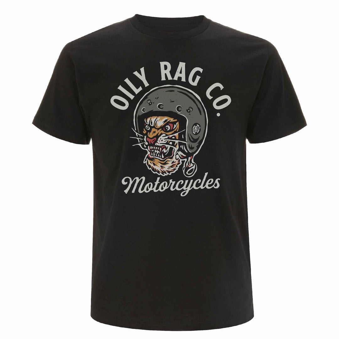 Oily Rag Motorcycles T-Shirt - Graphite - Black Label Collection – Oily ...