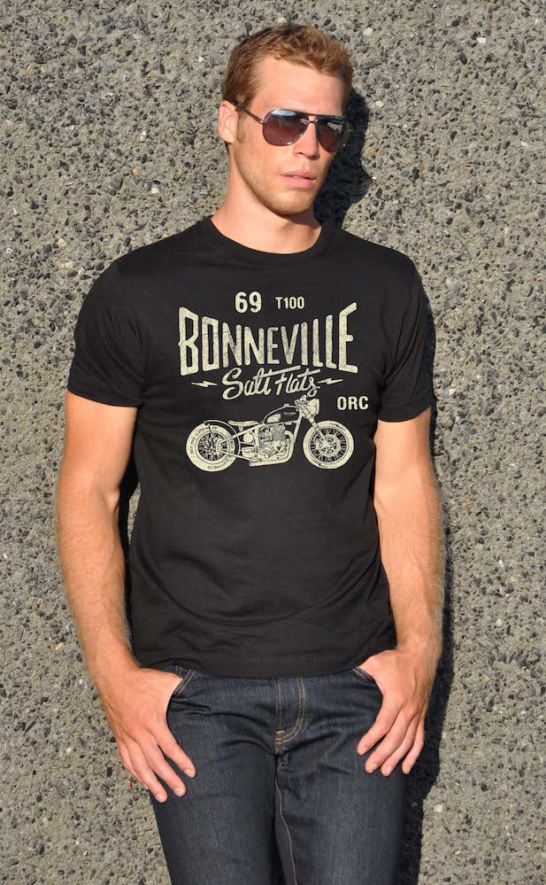 Bonneville Salt Flats T-Shirt Black Black Label Collection