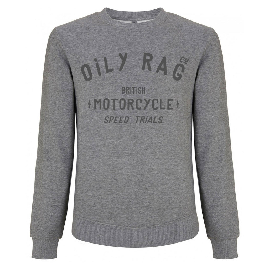 Motorcycle Speed Trials Sweatshirt - Grey Heather