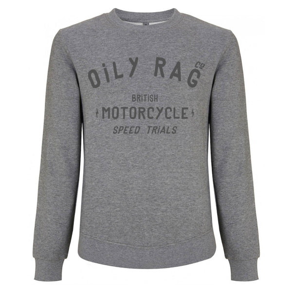Motorcycle Speed Trials Sweatshirt - Grey Heather