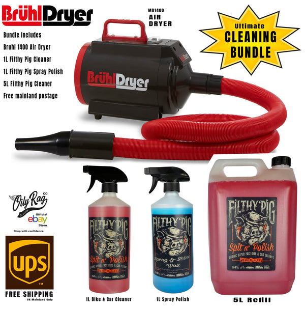 Bruhl Dryer & Filthy Pig Ultimate Cleaning Kit