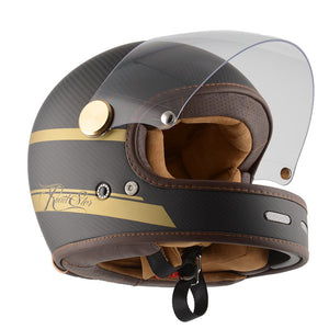 ByCity Roadster Carbon II Gold Strike Helmet