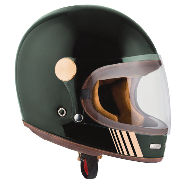 ByCity Roadster II Full Face Helmet - Dark Green R22.06 - Salt Flats Clothing