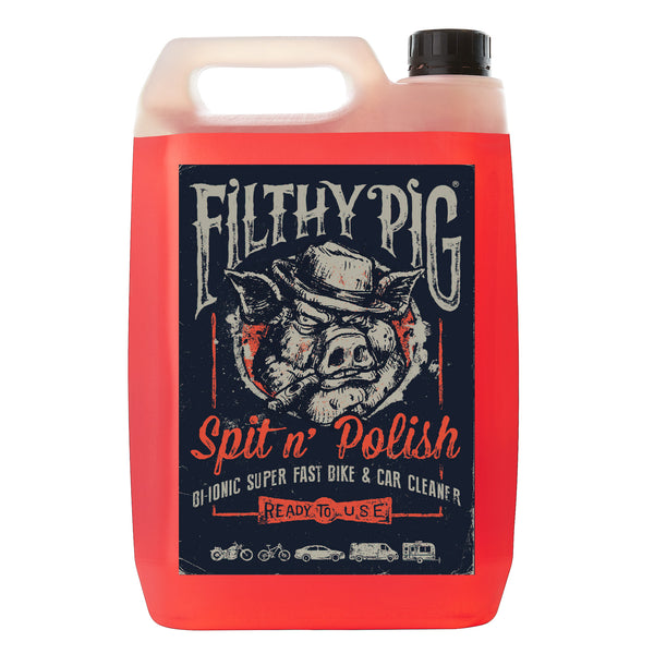 Filthy Pig Spit n Polish Dirt Remover - 5 Litre refill bottle.