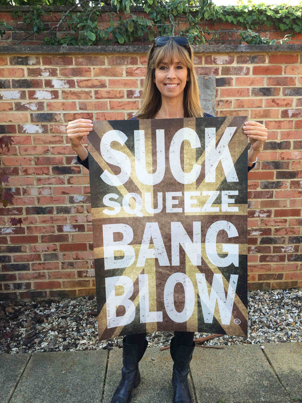 Suck Squeeze Bang Blow™ Print - Size A1 841mm x 594mm