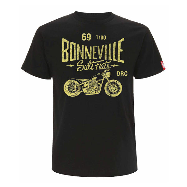 T-shirt, Bonneville Salt Flats, motorcycle, racing