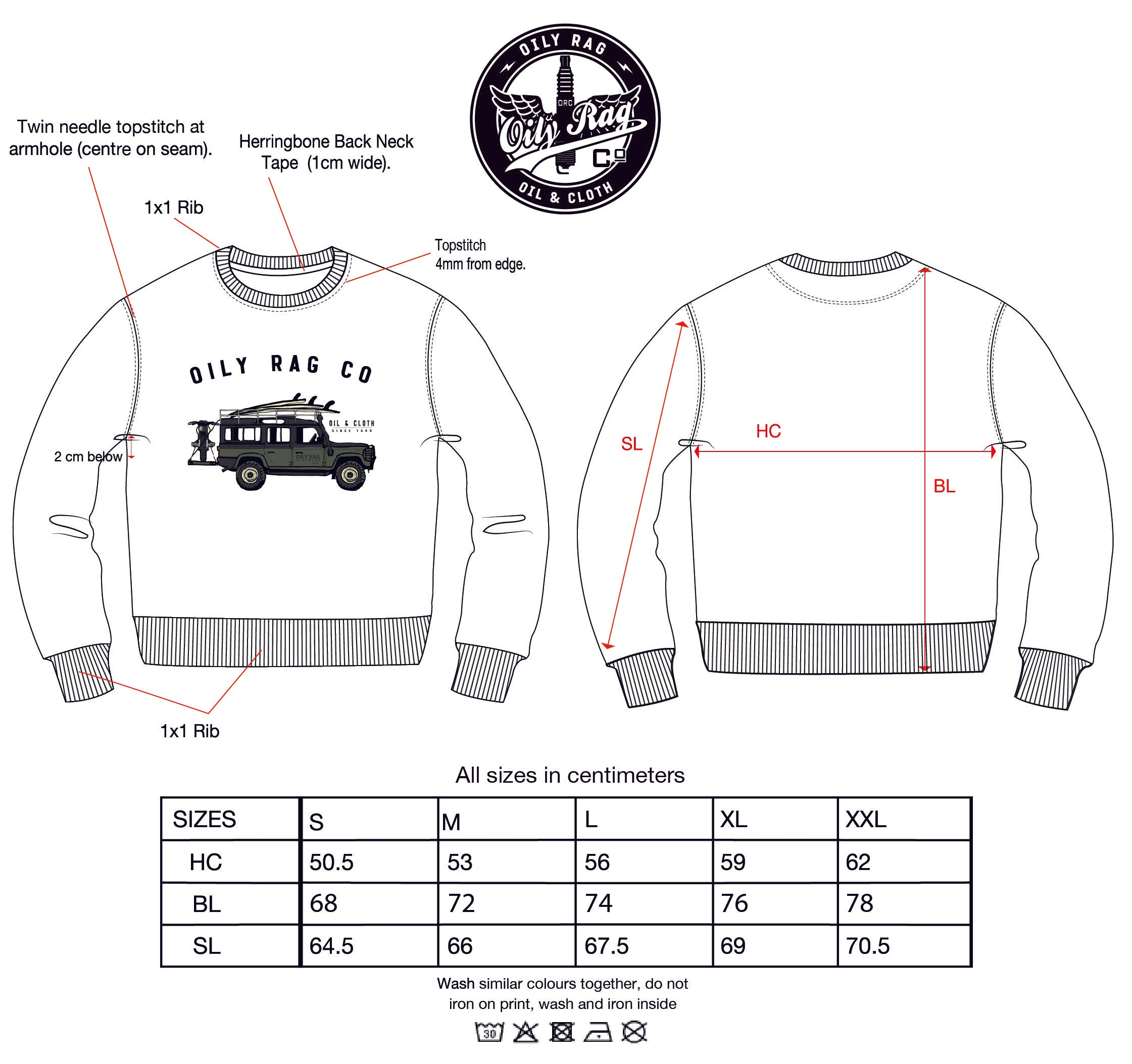 Land-rover 4x4 Crew Neck Sweatshirt - Grey Heather