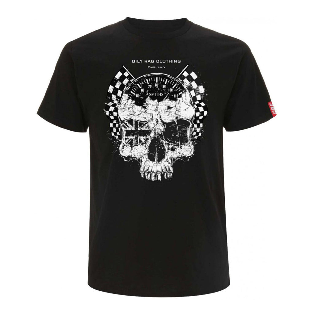 Ton Up Skull Speedo T-Shirt - Black - Black Label Collection