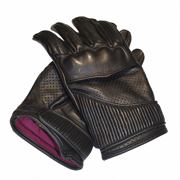 GOLDTOP Viceroy Gloves - Black / Silk Lined