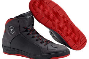 Stylmartin Double WP Sneaker in Black and Red